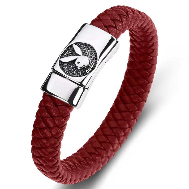 Predator Q1 Knight's Honor – pánské náramky, červená, 23cm