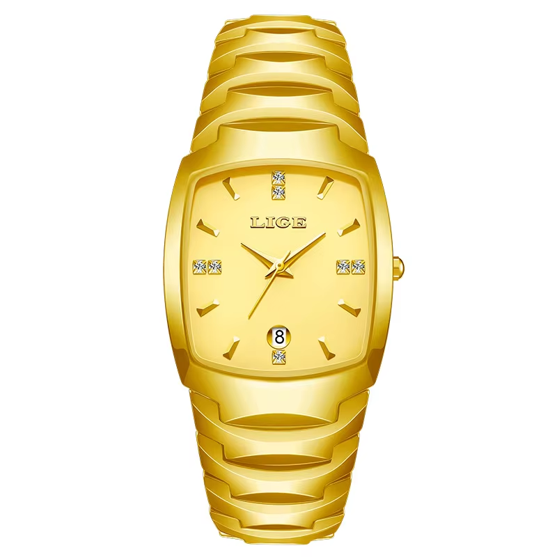 LIGE Éveil – dámské hodinky, zlatá