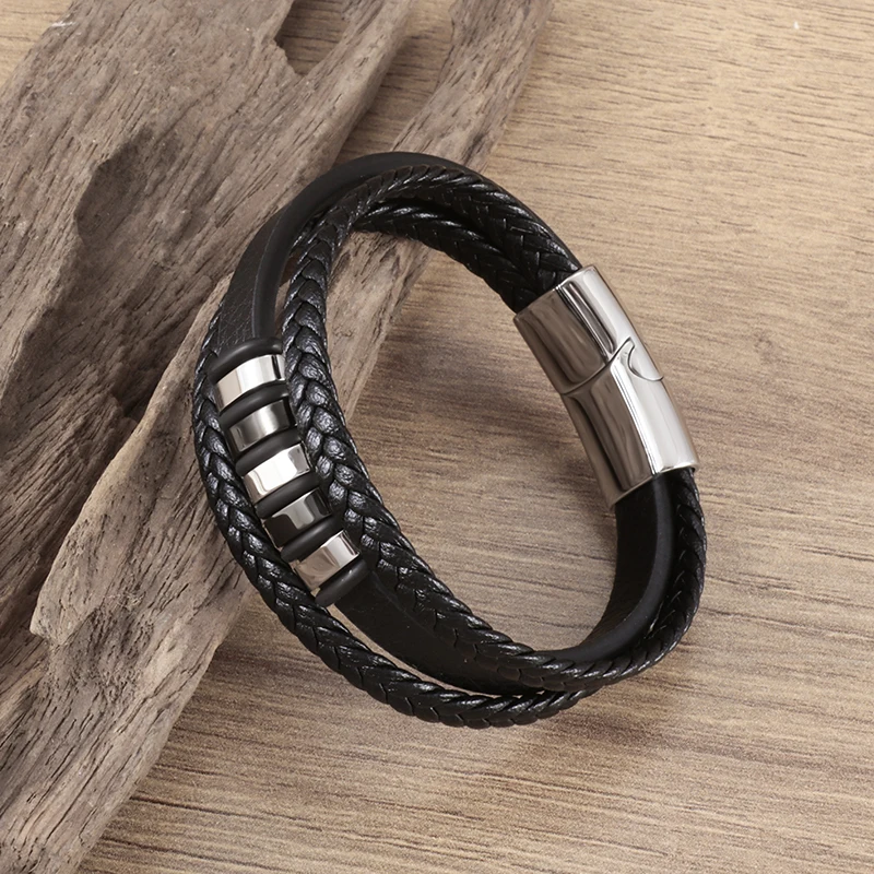 Predator Q1 Chronos – pánské náramky, černá, 21cm - Obrázek 2