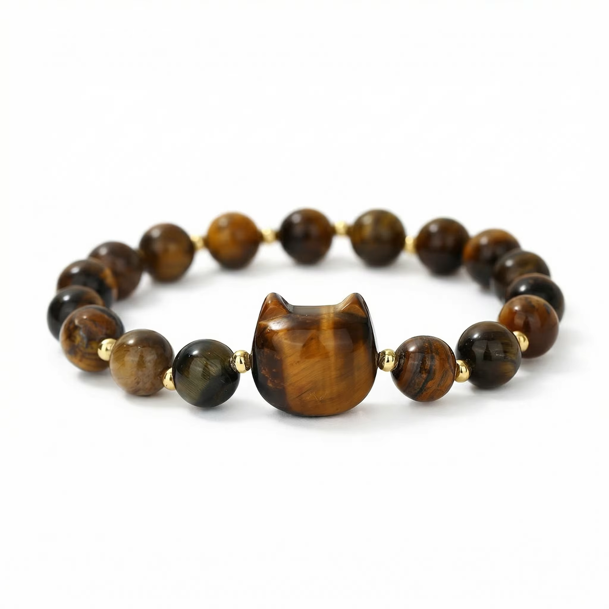 Silver Star Wildrose – dámské náramky, hmědá, Tiger Eye