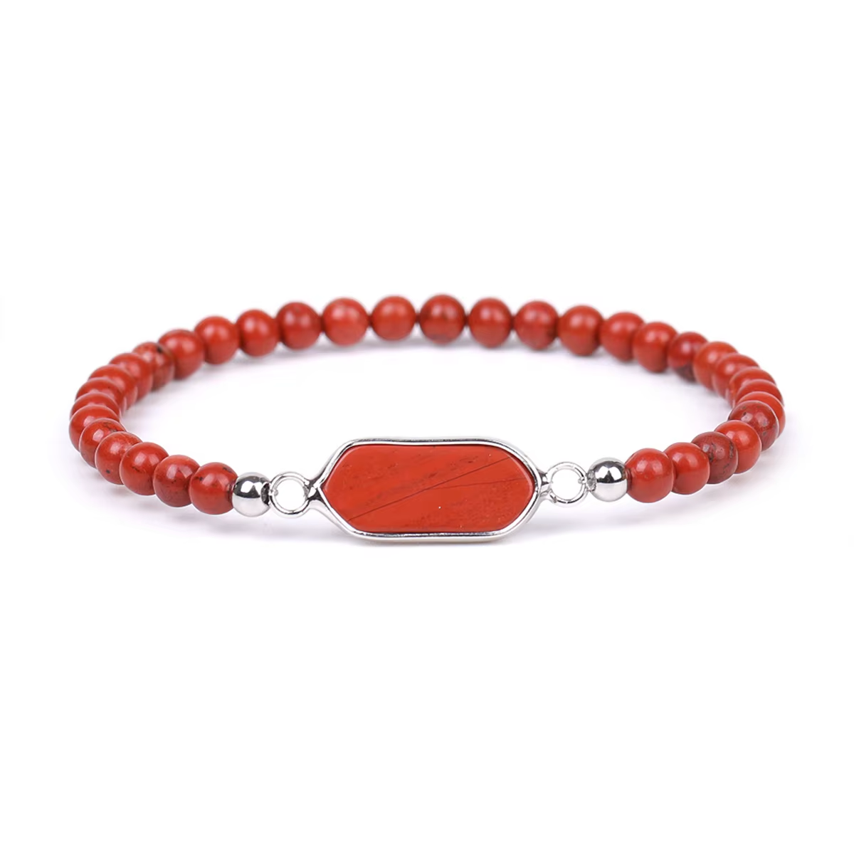 Silver Star Elite – dámské náramky, Red Jasper