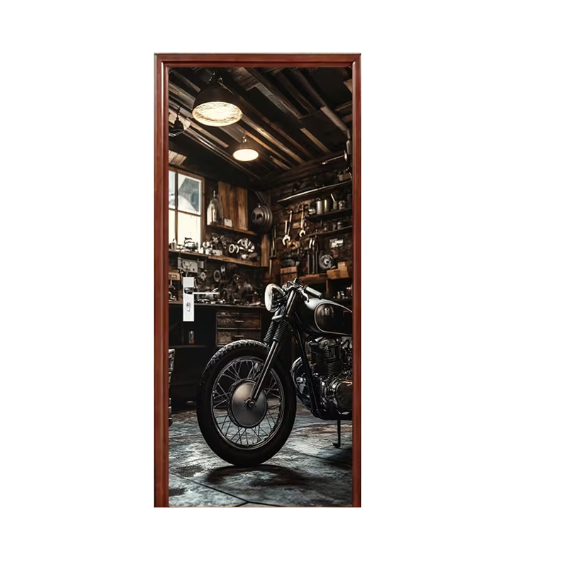 Predator Q1 - samolepící tapeta 2D na dveře, motorka